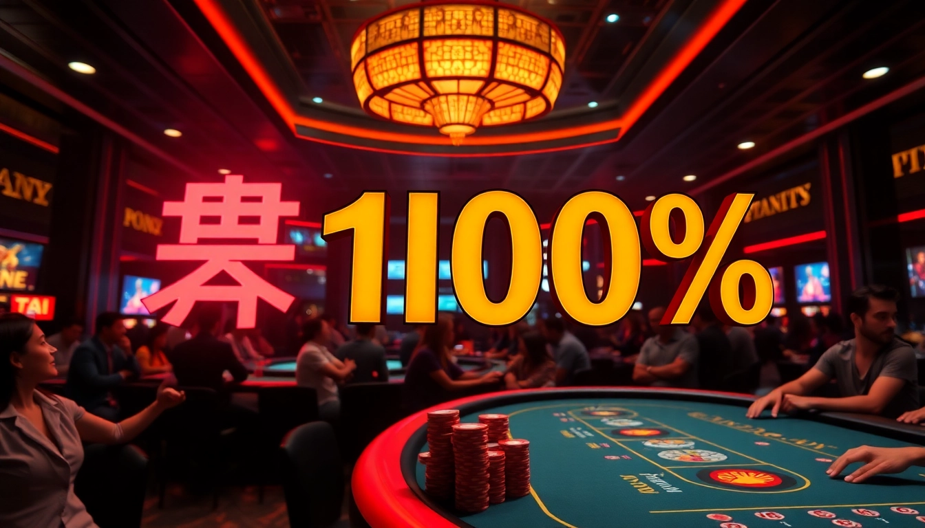 Experience excitement at สล็อตเว็บตรง100% online casino with vibrant chips and engaging gameplay.