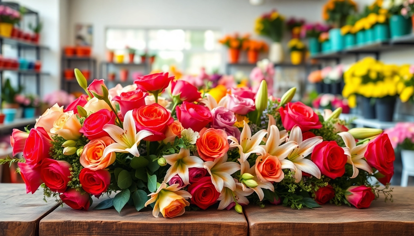 Beautiful floral arrangements from a top-rated Fountain Valley florist in a charming shop setting.