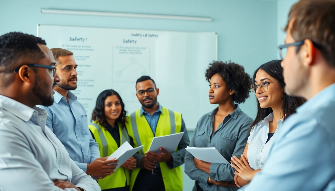 Engage with NVQ Level 6 Diploma in Occupational Health and Safety examples during a training session.