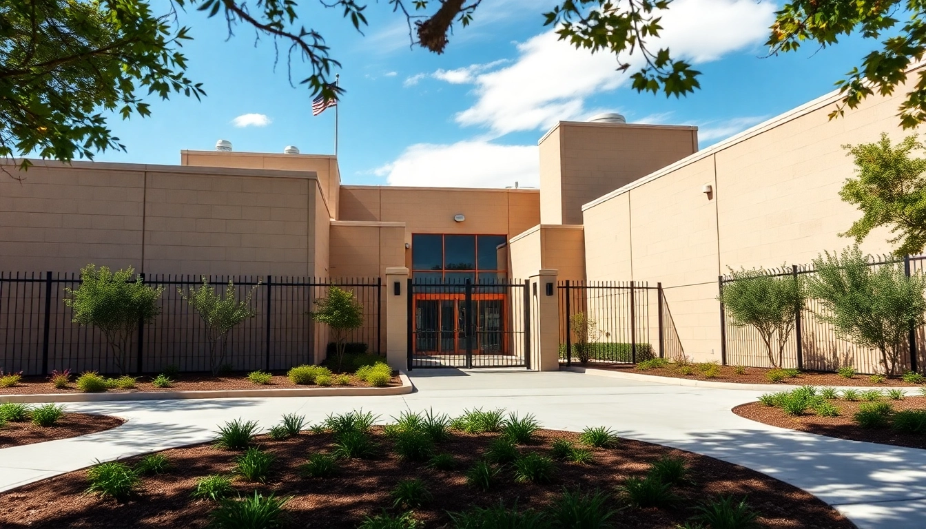 Engaging depiction of a Santa Ana jail for inmate search information.