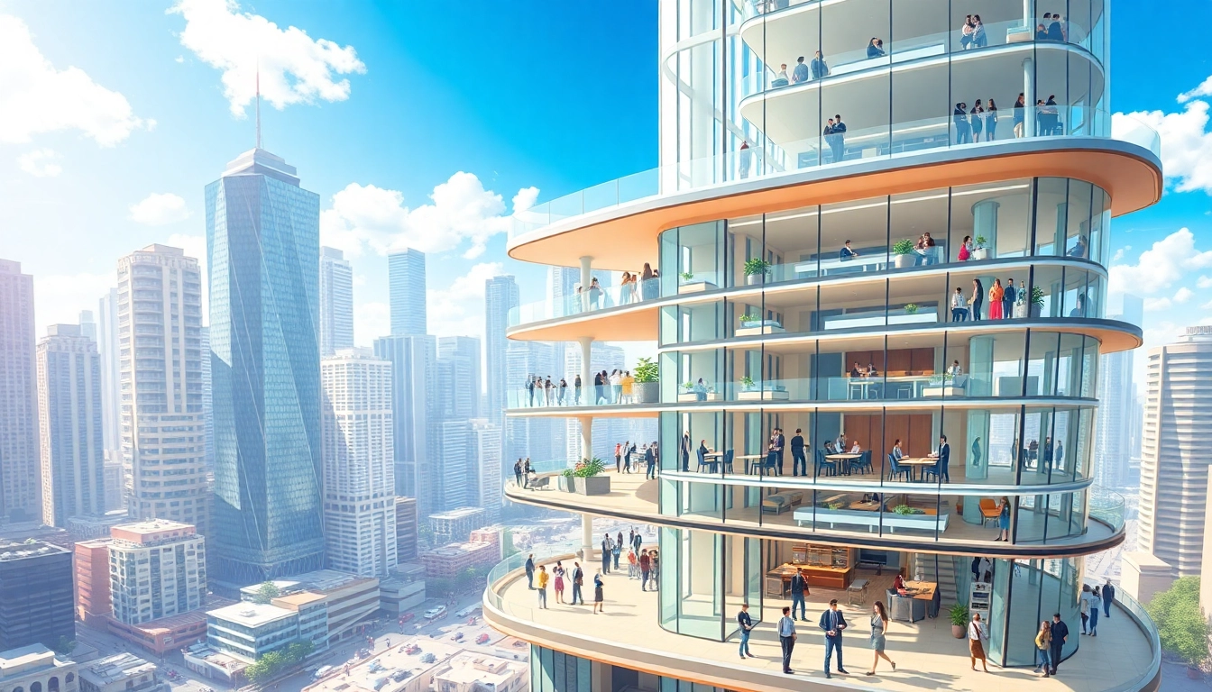 Build and manage your sim tower in a vibrant urban setting full of life and activity.