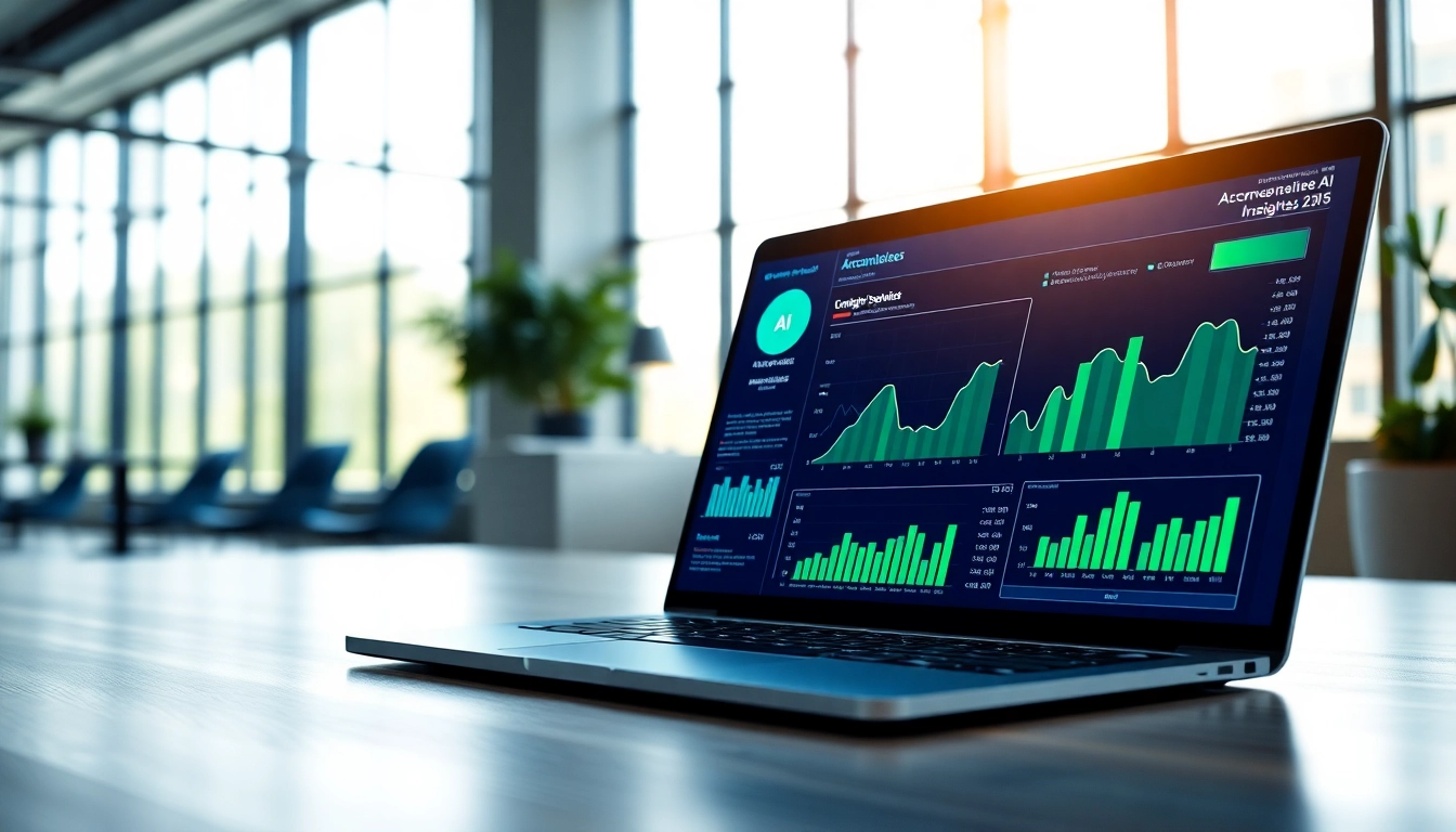 Utilize AI for competitive intelligence with advanced analytics dashboard, featuring data insights.