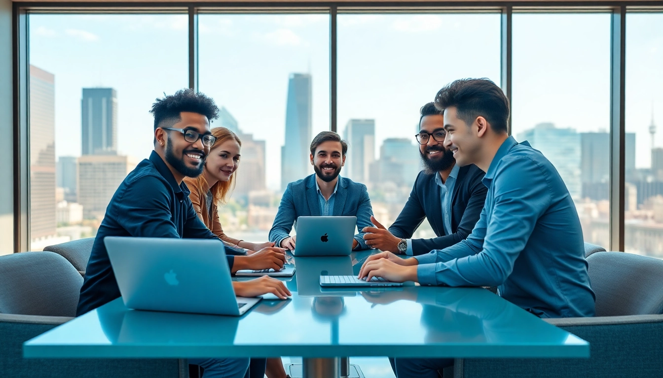 Kansas City web developers engaged in collaborative project discussions