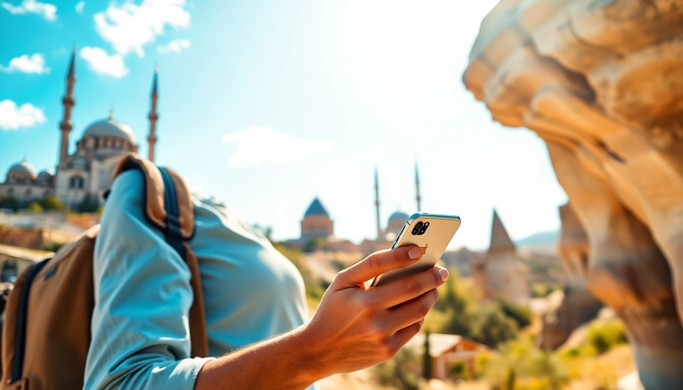 Utilizza esim turchia per rimanere connesso tra i meravigliosi paesaggi turchi.