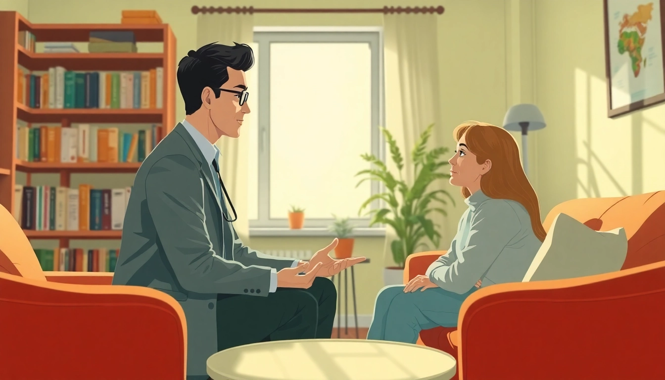 Addressing depression through supportive therapy in a calming environment.