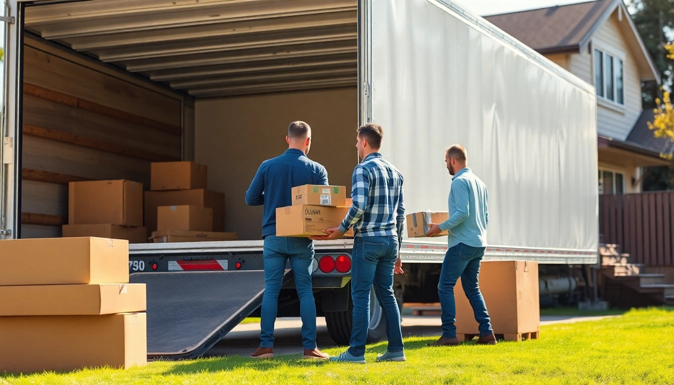 Movers Calgary helping with a residential move, showcasing teamwork and professionalism.